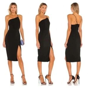 Lovers + Friends Lazo, One Shoulder Midi Dress,‎ Size M, EUC